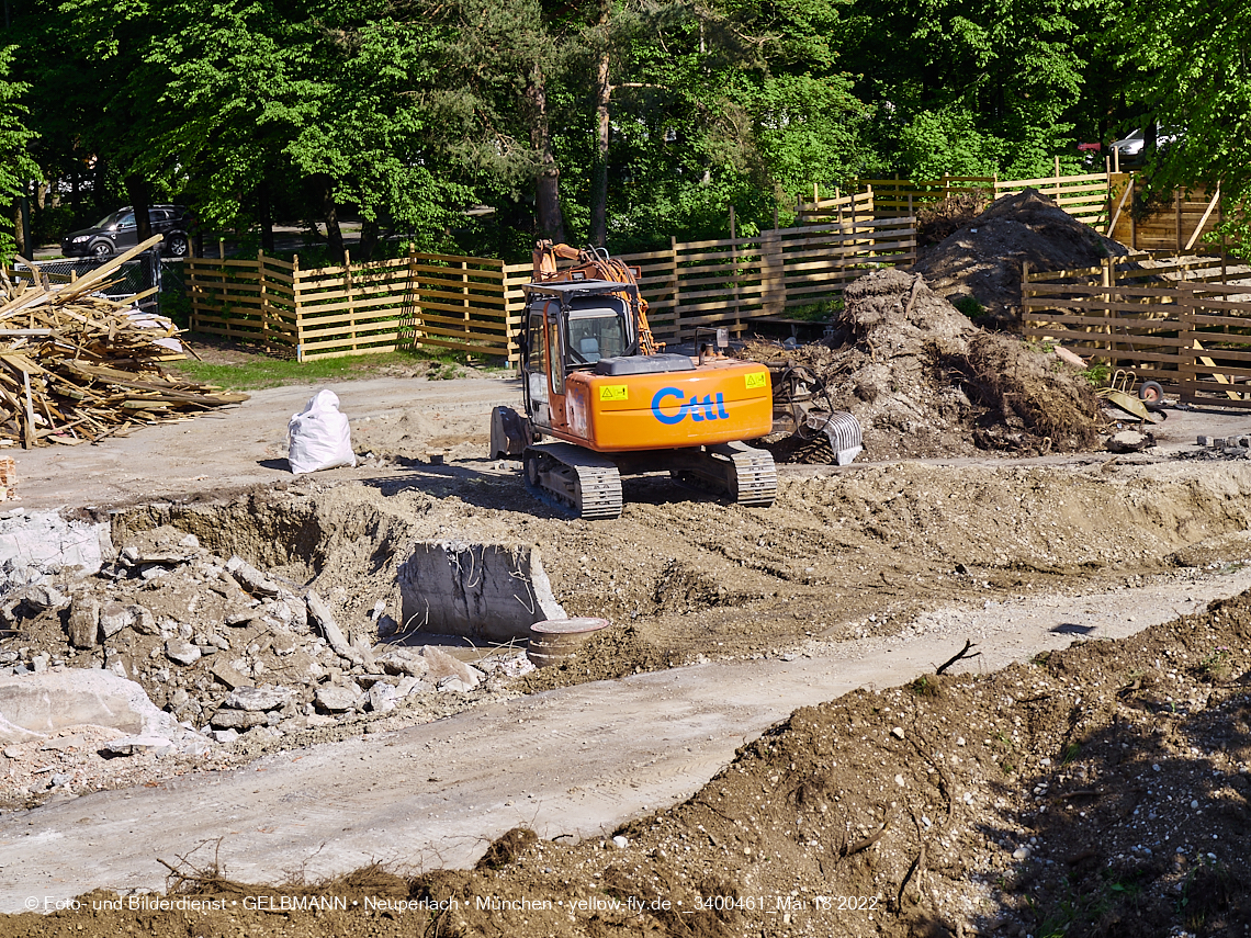 18.05.2022 - Baustelle am Haus für Kinder in Neuperlach